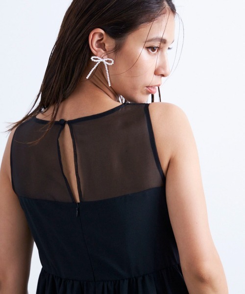 mikomori（ミコモリ） ワンピース × THIRD MAGAZINE」SHEER OP