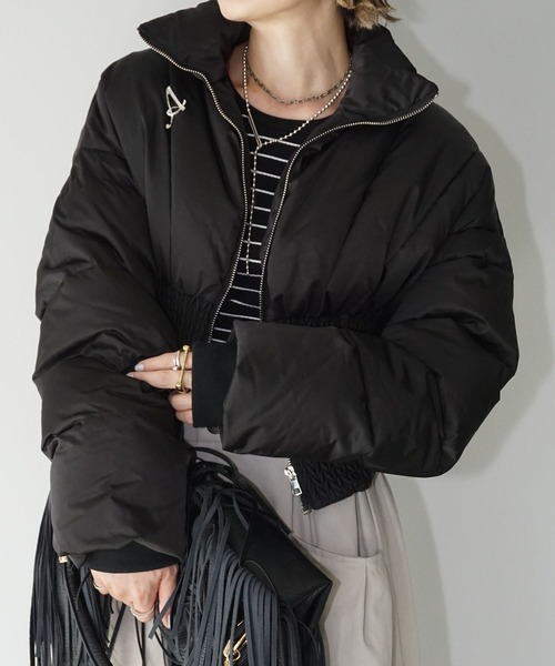 chuclla（チュクラ） ダウンコート ダウンジャケット コルセットヘム