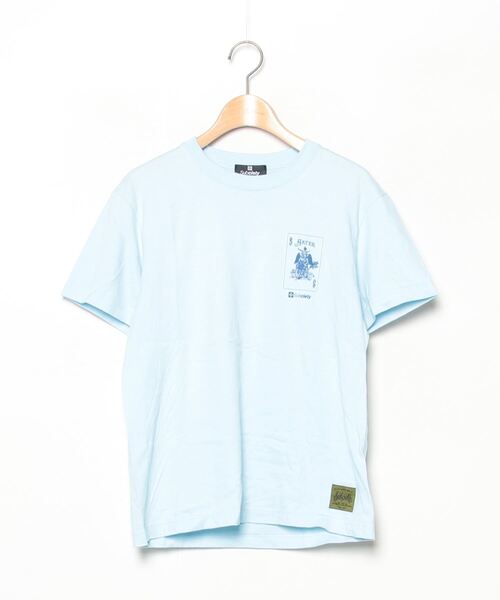 Subciety（サブサエティ） 半袖Tシャツ SMALL ブルー メンズ