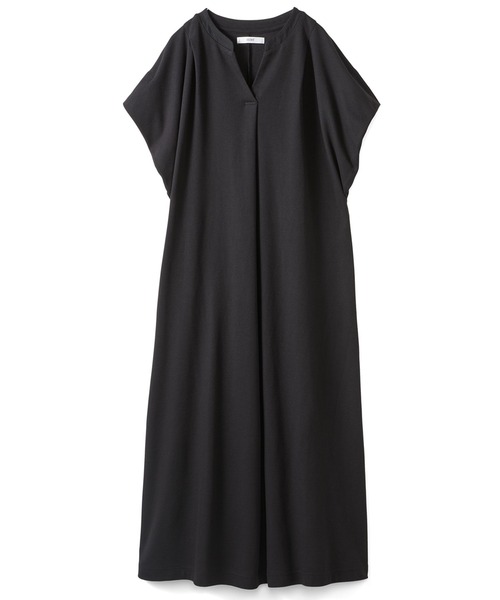 「IEDIT」 半袖ワンピース MEDIUM ネイビー レディース_画像6