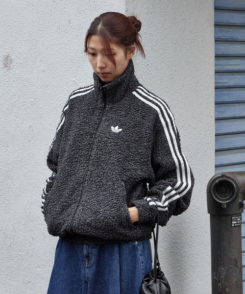 美品adidas☆ニット ジャケット ブルゾン adidas ブルゾン アウター adidas/アディダス ORI BOUCLE FB TT