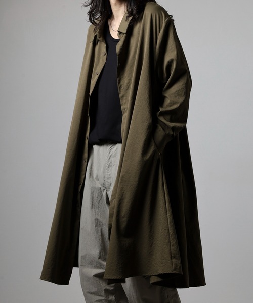 Mサイズ　ロングシャツ revertical シャツ ロングシャツ メンズ レディース : ZOZOTOWN Yahoo