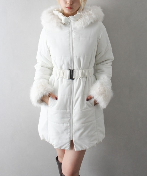 (りょう)美品✨DIESEL ホワイト モッズコート　ダウンジャケット jacquard down coat – BUNNY APARTMENT
