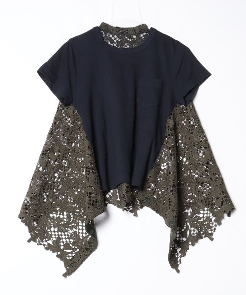 sacai（サカイ） 半袖カットソー 2 グリーン レディース : ZOZOTOWN