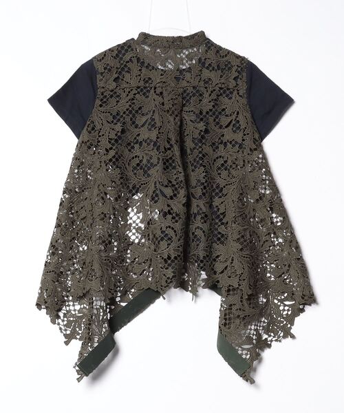 sacai（サカイ） 半袖カットソー 2 グリーン レディース : ZOZOTOWN