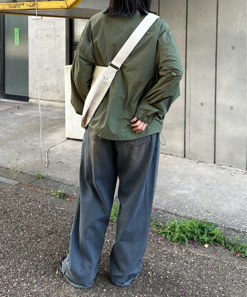 「kutir」 ナイロンブルゾン LARGE ブラック レディース_画像7