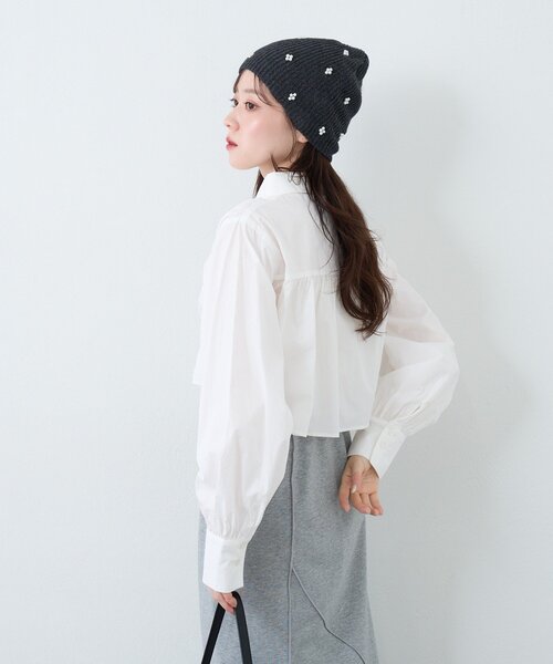 Kastane（カスタネ） ブラウス シャツ フロントリボンシャツ