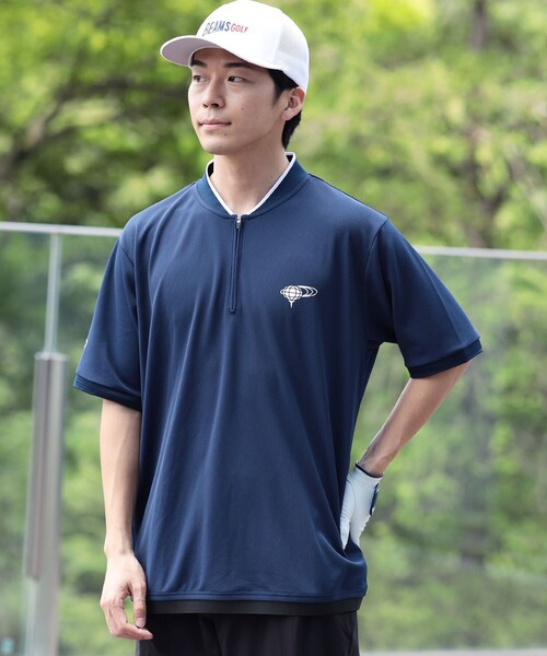 BEAMS GOLF（ビームス ゴルフ） 半袖Tシャツ X-LARGE ネイビー メンズ