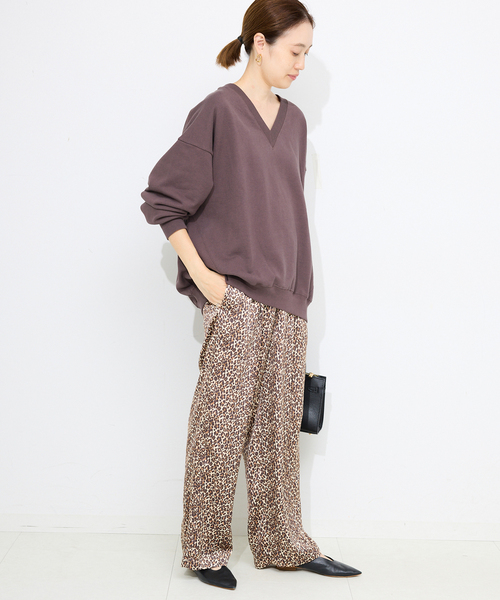 スローブ イエナ（SLOBE IENA）/Vネックビックシルエットスウェット SLOBE IENA（スローブイエナ） トレーナー スウェット Vネックビック