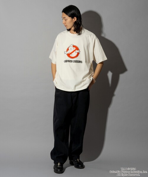 「FREAK'S STORE」 半袖Tシャツ MEDIUM ブラック メンズ_画像2