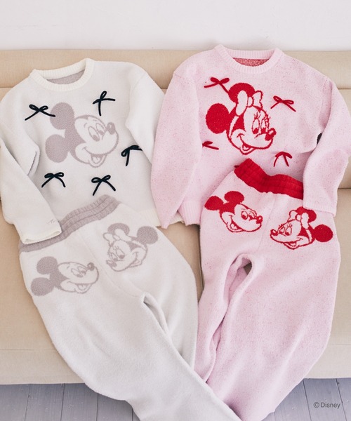 Disney（ディズニー） パジャマ ルームウェア ミッキー/ミニー/ニット
