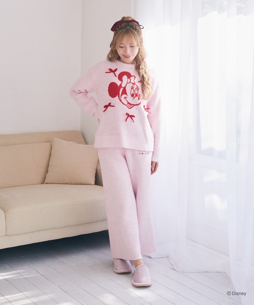 Disney（ディズニー） パジャマ ルームウェア ミッキー/ミニー/ニット