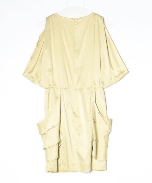 「JENEVIEVE」 ノースリーブワンピース 2 グリーン レディース_画像2