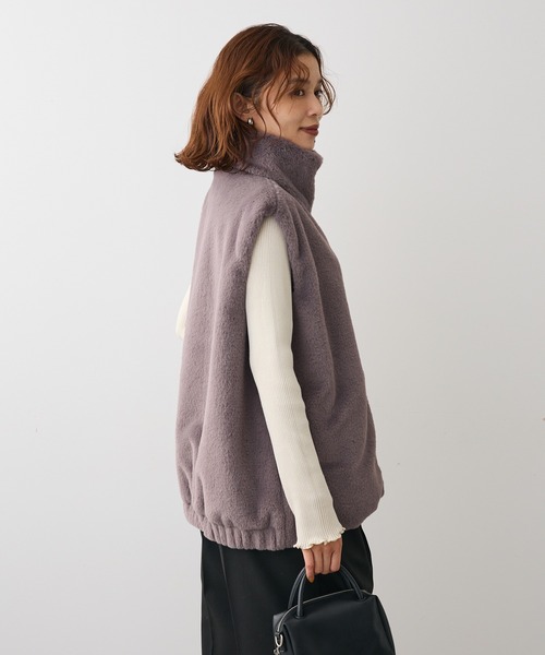 Green Parks（グリーンパークス） ベスト ジレ スタンドカラーZIP