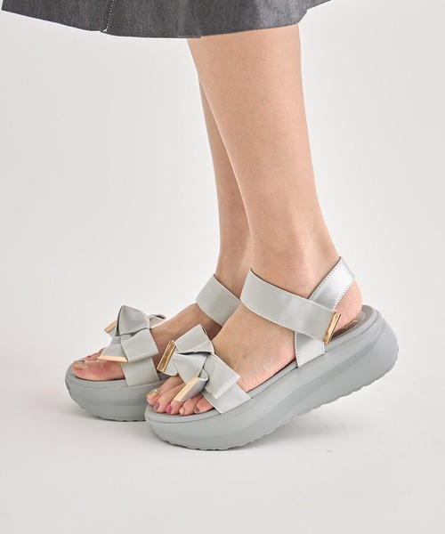 「tocco closet」 フラットサンダル LL ブラック レディース_画像5