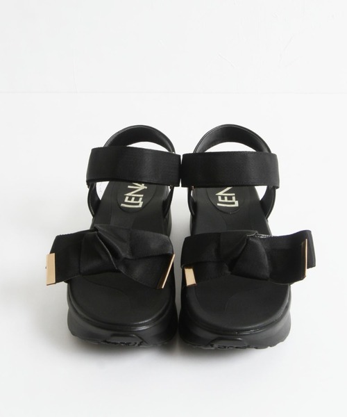 「tocco closet」 フラットサンダル LL ブラック レディース_画像9
