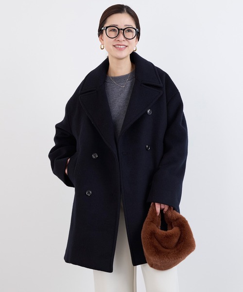 MICA&DEAL（マイカアンドディール） ピーコート pコート ウール