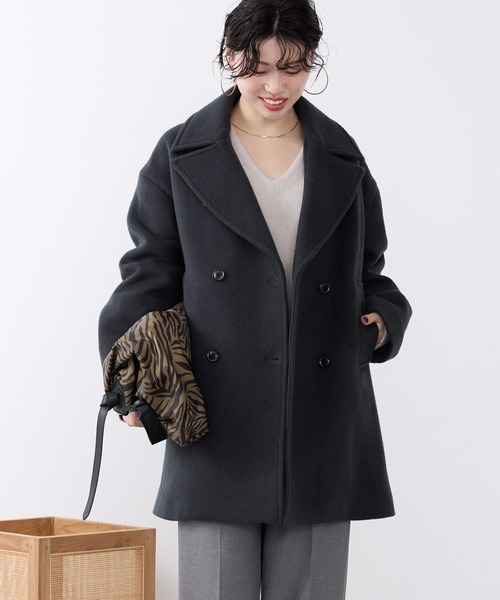 MICA&DEAL（マイカアンドディール） ピーコート pコート ウール