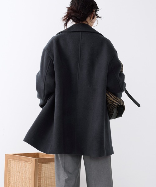 MICA&DEAL（マイカアンドディール） ピーコート pコート ウール