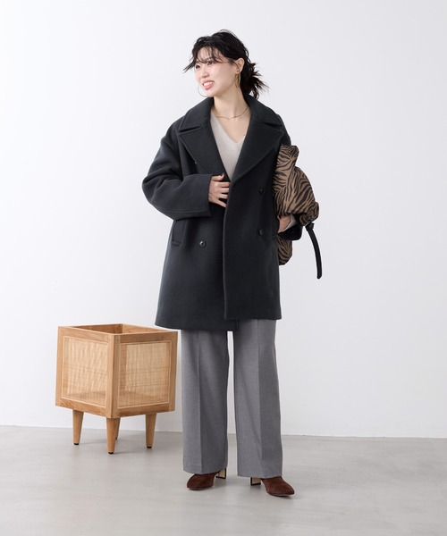 MICA&DEAL（マイカアンドディール） ピーコート pコート ウール