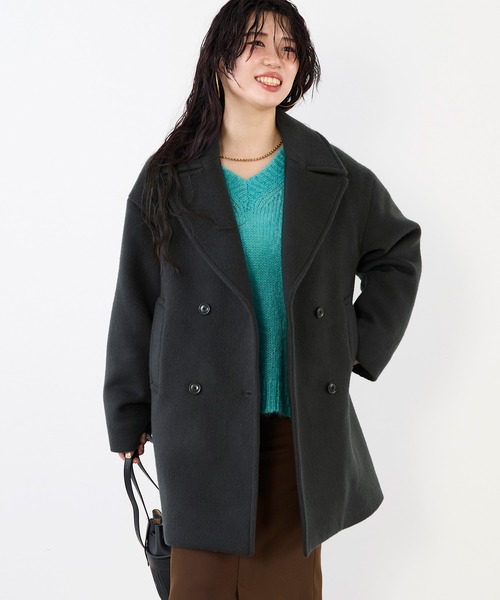 MICA&DEAL（マイカアンドディール） ピーコート pコート ウール