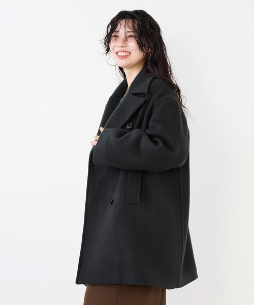 MICA&DEAL（マイカアンドディール） ピーコート pコート ウール