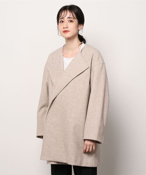 BEAUTY＆YOUTH UNITED ARROWS ノーカラーコート FREE ベージュ