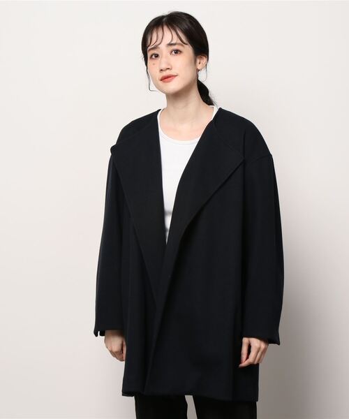 極美品　BEAUTY＆YOUTH UNITED ARROWS　ノーカラーコート BEAUTY＆YOUTH UNITED ARROWS ノーカラーコート FREE ベージュ