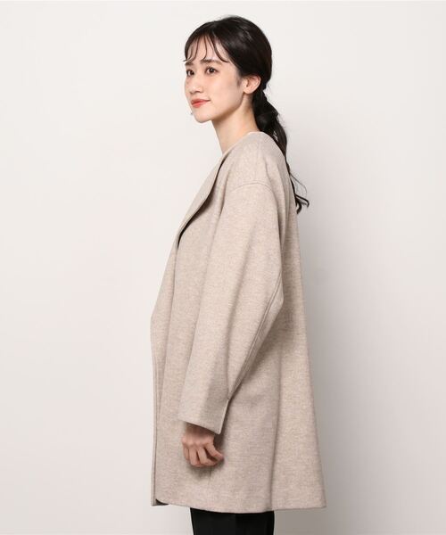 BEAUTY＆YOUTH UNITED ARROWS ノーカラーコート FREE ベージュ