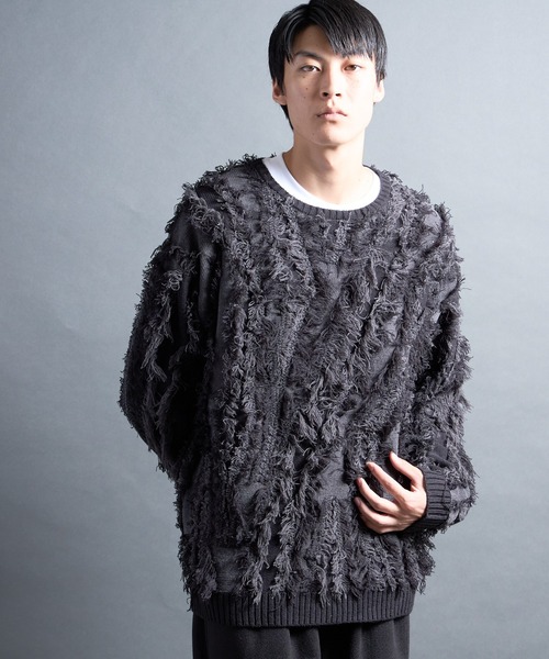 COMMON WARE（コモンウェアー） セーター ニット PF:FRINGE CREW NECK