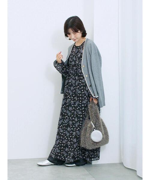 Samansa Mos2 blue（サマンサモスモスブルー） ワンピース 花柄