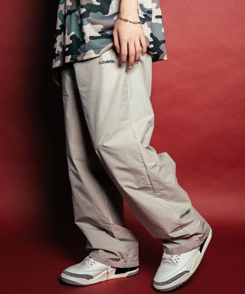 Subciety（サブサエティ） パンツ Graph check pants メンズ
