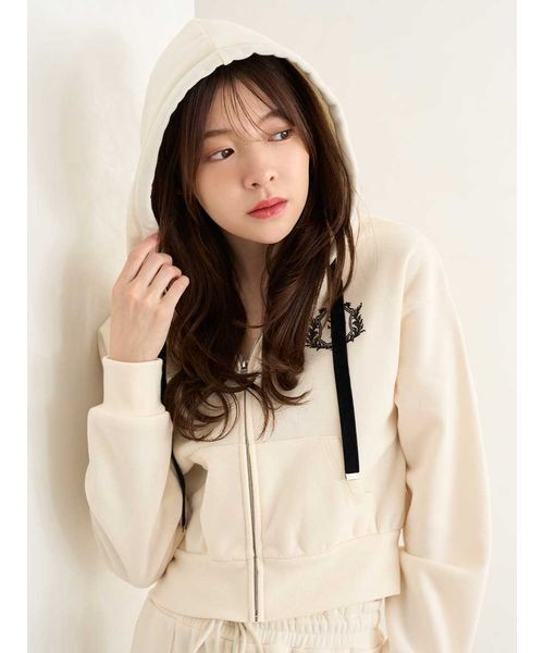 SNIDEL HOME パジャマ ルームウェア スウェットパーカー レディース