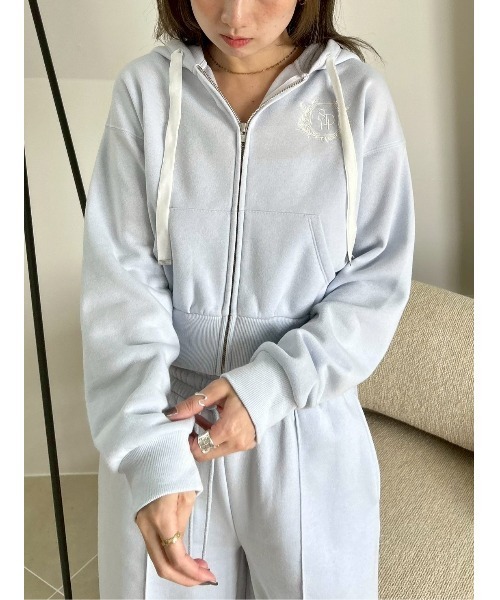 スナイデル　パーカー SNIDEL HOME パジャマ ルームウェア スウェットパーカー レディース