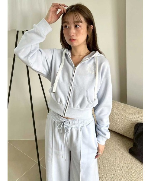 SNIDEL HOME パジャマ ルームウェア スウェットパーカー レディース