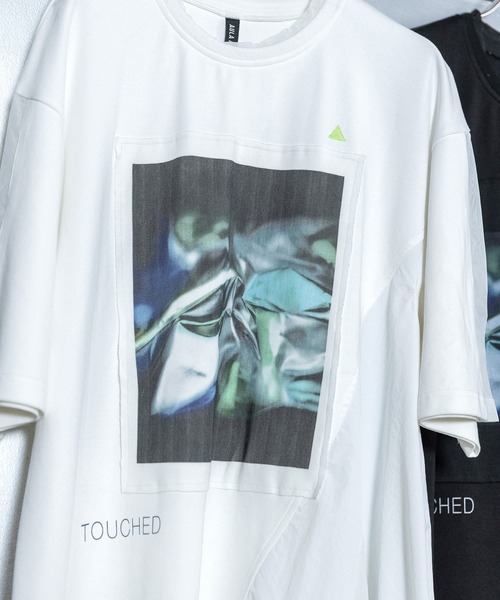 AULA AILA（アウラ アイラ） tシャツ メタリックプリントビッグTシャツ