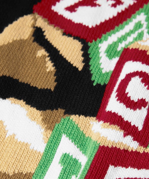 HUF（ハフ） セーター ニット GIFT BEAR INTARSIA SWEATER メンズ