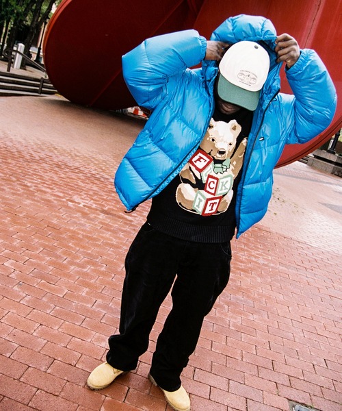 HUF（ハフ） セーター ニット GIFT BEAR INTARSIA SWEATER メンズ