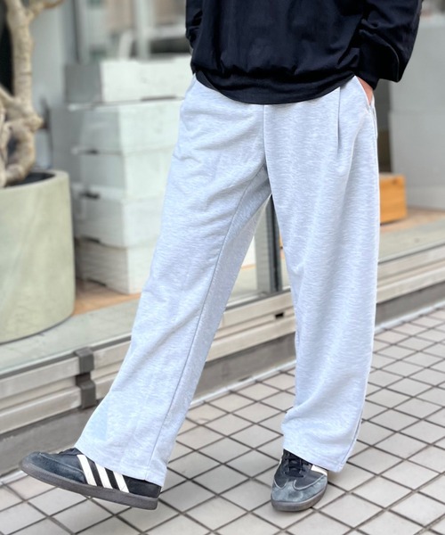 スウェットパンツ ジャージ 「yield select」ワイドシルエット スウェットパンツ ジャージ 「yield select」ワイドシルエット
