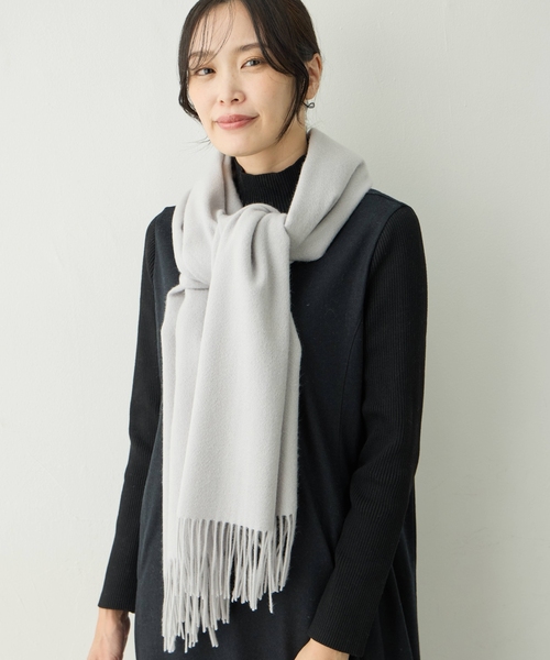 A/C DESIGN BY ALPHA CUBIC ストール マフラー カシミヤミックス