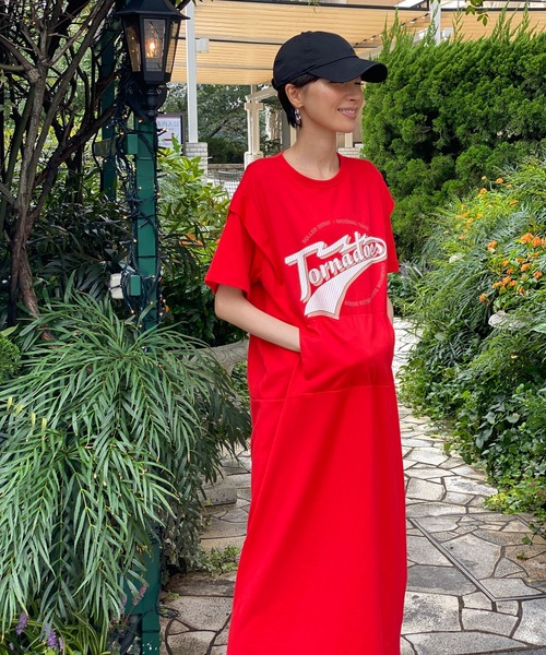 「AVIE」 Tシャツワンピース 38 ブラック レディース_画像3