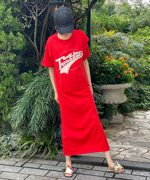 「AVIE」 Tシャツワンピース 38 ブラック レディース_画像7