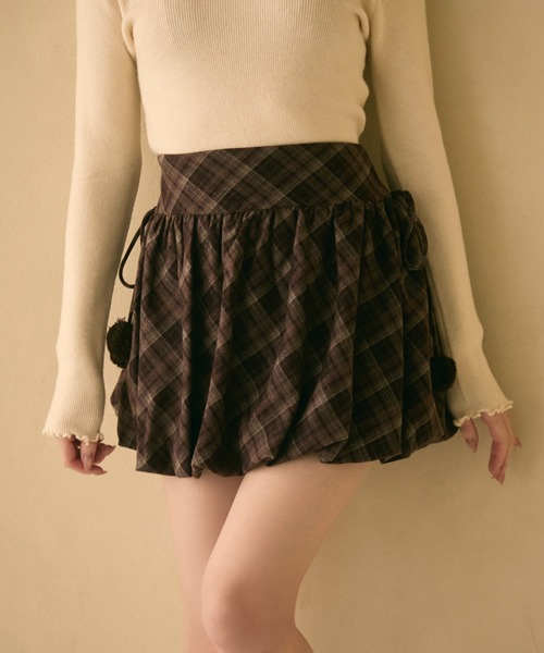 TITTY＆CO.（ティティーアンドコー） スカート チェック柄バルーン