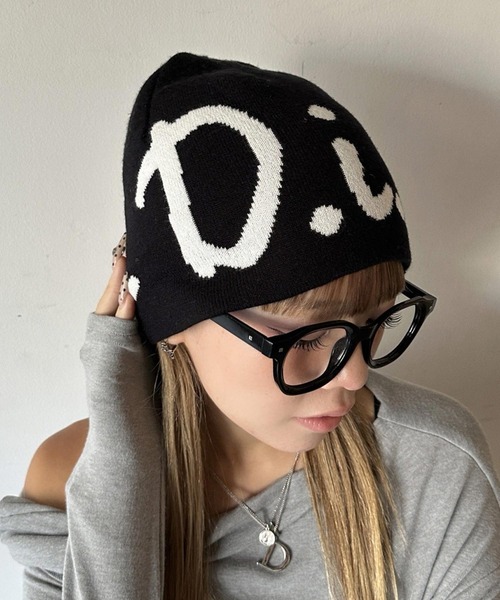 DAIYA（ダイヤ） ニット帽 ニットキャップ Y2K リバーシブル 2WAY