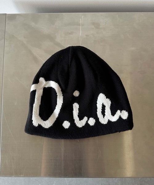DAIYA（ダイヤ） ニット帽 ニットキャップ Y2K リバーシブル 2WAY