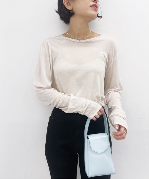 「EDIT. FOR LULU」 長袖カットソー FREE ブルー レディース_画像4