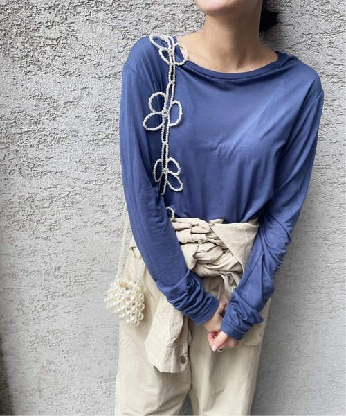 「EDIT. FOR LULU」 長袖カットソー FREE ブルー レディース_画像7