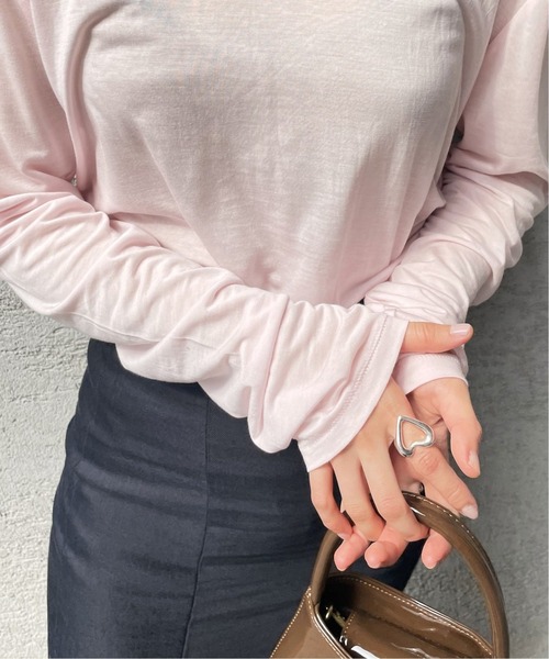 「EDIT. FOR LULU」 長袖カットソー FREE ブルー レディース_画像8