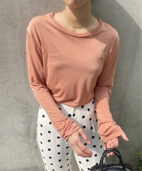 「EDIT. FOR LULU」 長袖カットソー FREE ブルー レディース_画像9