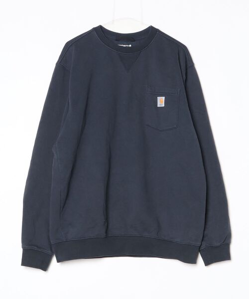 Carhartt（カーハート） スウェットカットソー L ネイビー メンズ